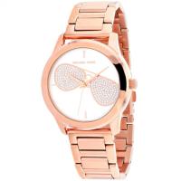 นาฬิกาผู้หญิง MICHAEL KORS Hartman Silver Dial Ladies Rose Gold Tone Watch MK3673 ตัวเรือนสแตนเลส