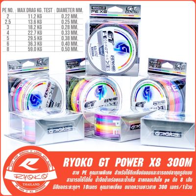 สาย PE RYOKO GT Power X8 150M/300M