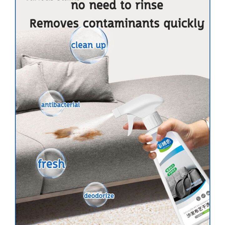 Sofa cleaner spray 500ml Fabric Foam cleaner no wash Deeply dissolves