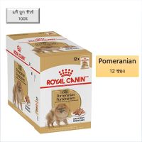 Royal Canin Pomeranian Adult Loaf 12 ซอง อาหารเปียกสุนัข สุนัขโต พันธุ์ปอมเมอเรเนียน อายุ 8 เดือนขึ้นไป Dog Pouch Food อาหารสุนัข ปอม