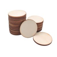 10pcs 40mm Wood Circles Round Wooded Cutouts Slices for Pyrography  Painting and Christmas Home Decoration DIY Craft Artificial Flowers  Plants