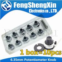 10pcs/lot WXD3-13 3590S 6.35mm Potentiometer Precise Dial knob with locking 3590 Knob hat Kit WATTY Electronics