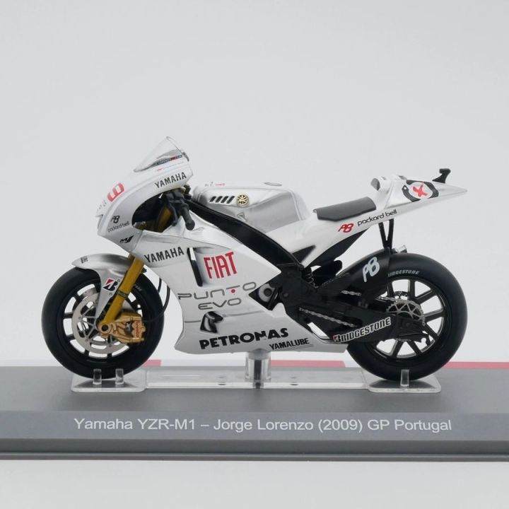 d-iecast-118ขนาด2009-yamaha-yzr-m1ล้อแม็กรถจักรยานยนต์แข่งรุ่นเก็บตกแต่งแสดงของขวัญ