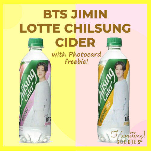 BTS Jimin Lotte Chilsung Cider "Korean Sprite" (500ml) Lazada PH