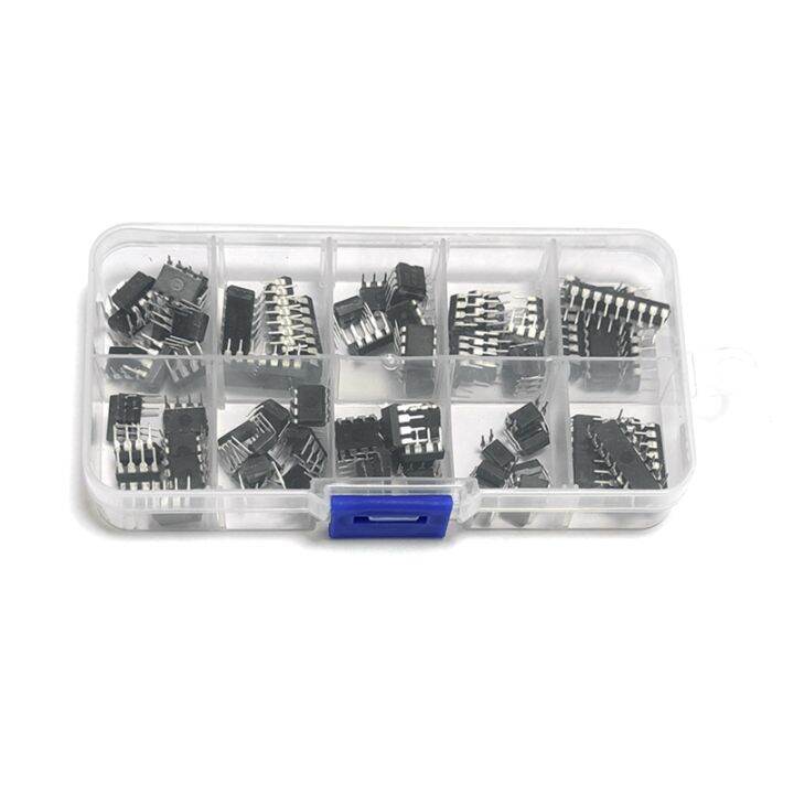 85pcs-10-specifications-ic-ne555-lm324-integrated-circuit-chip-kit