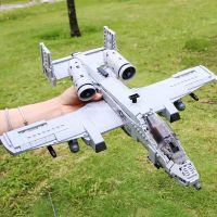 Thunderbolt II A10เครื่องบินโมเดลเครื่องบินรบบล็อกตัวต่อ3D โมเดลรุ่นสำหรับทหารอิฐของเล่นสำหรับของขวัญคริสต์มาสสำหรับเด็ก961ชิ้น