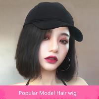 【การจัดส่งที่รวดเร็ว】 วิกผมสั้นมือ WAVE Wigs หญิงฤดูร้อนแฟชั่น Bobo ม้วนผมวิกผมหมวก วิกผมสวย