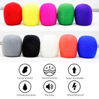 10Pcs Mic Protector Replacement Headset Foam Covers Windscreen Windshield Sponge Covers Microphone Cover for Meeting Mic