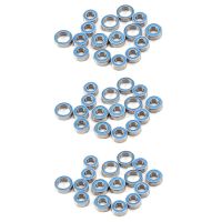 48PCS Rubber Sealed Ball Bearing Kit for Tamiya TT02 TT-02 TT02D TT-02D 1/10 RC Car Upgrades Parts Accessories