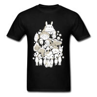 【HOT】 เสื้อยืดญี่ปุ่นอนิเมะ My Neighbor Totoro เสื้อยืดผู้ชายเสื้อยืดของฉันที่อยู่ใกล้เพื่อนเสื้อยืด100แขนสั้นผ้าคอตตอนสำหรับวันเกิด