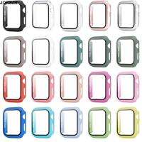 JQKSJH บาง นุ่ม ใส เคสป้องกัน ตัวป้องกันหน้าจอ iWatch 38mm 40mm4 2mm 44mm สำหรับ Apple Watch Case