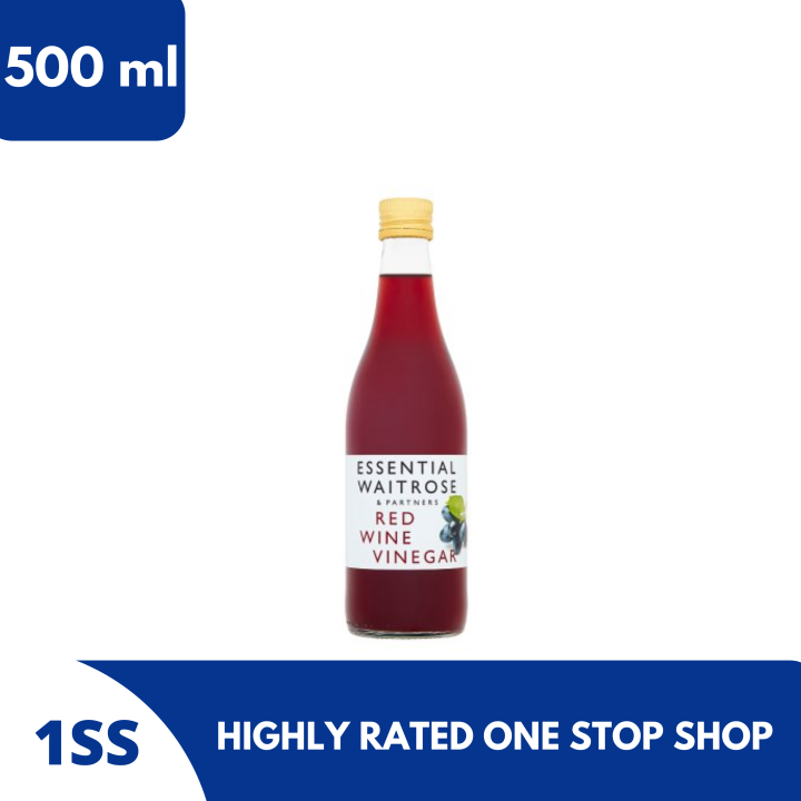 Essential Waitrose Red Wine Vinegar, 500ml Lazada PH