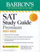 BARRONS SAT STUDY GUIDE PREMIUM 2021-2022(REFLECTS 2021 EXAM UPDATE) BY DKTODAY