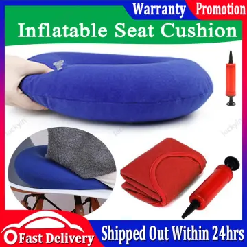 Inflatable Donut Cushion Seat, Portable Butt Hemorrhoid Pillow:  Anti-decubitus Pad-breathable Seat Cushion