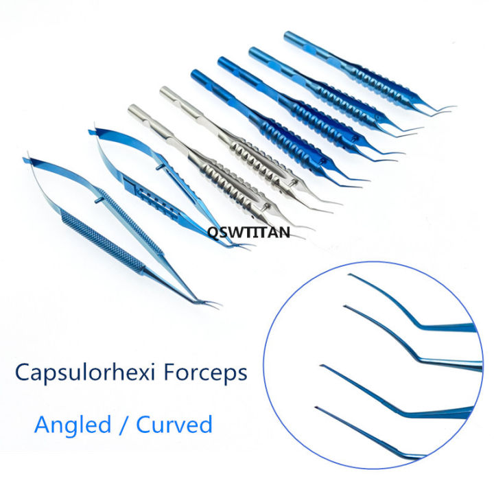 capsulorhexis-forceps-anglecurved-titanium-ophthalmic-capsulorhexis-แหนบจักษุแพทย์เครื่องมือผ่าตัด