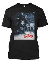 Romedocita The Thing Kurt-Russell R.J-MacReady Horror Movie T Shirt Gift Tee for Men Women Black(2)