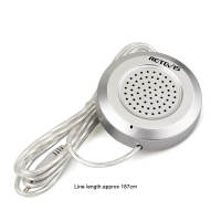 Retekess ไมโครโฟนลำโพงภายนอกสำหรับ A9101A Silver RT-9908 Window Dual-Way Interphone