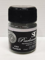 สีอะคริลิค Acrylic Paint สี Platinum บรอนเทา ST Professional