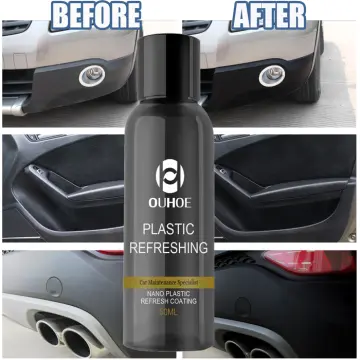 OUHOE Cars Plastic Refreshing Coating Kit 30/50ML Automotive Plastic Parts  Refurbish Waterproof Plastic Restorer Agent