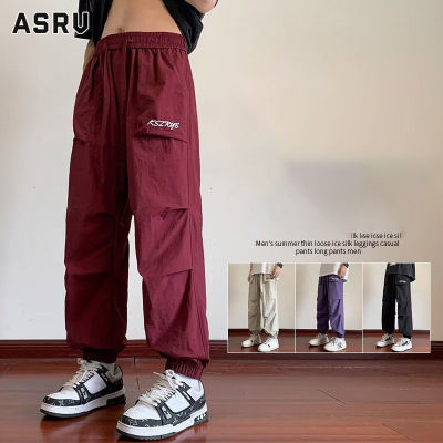ASRV กางเกงขายาว ชาย กางเกงคาร์โก้ กางเกงคาร์โก้ ช กางเกงผู้ชาย กางเกงขายาวผู้ชาย กางเกงลำลองผู้ชายขายดีกางเกงผ้าไหมแห้งเร็ว-กางเกงอากาศผู้ชาย (กางเกงพลร่ม)-หลวมกางเกงขายาวสลิม