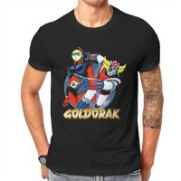 UFO Robot Goldrake อนิเมะผู้ชายเสื้อยืด Goldorak Grandizer เสื้อยืดคอกลมเสื้อแขนสั้นมังสวิรัติตลกเสื้อลายกราฟิกผ้าฝ้ายบริสุทธิ์