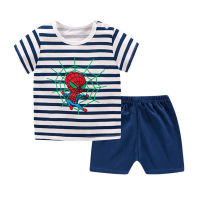 New Cartoon Baby Sets Toddler Kids Sport Clothing Children Clothes Sets Baby Boys Girls Summer T-shirts+Shorts Costumes