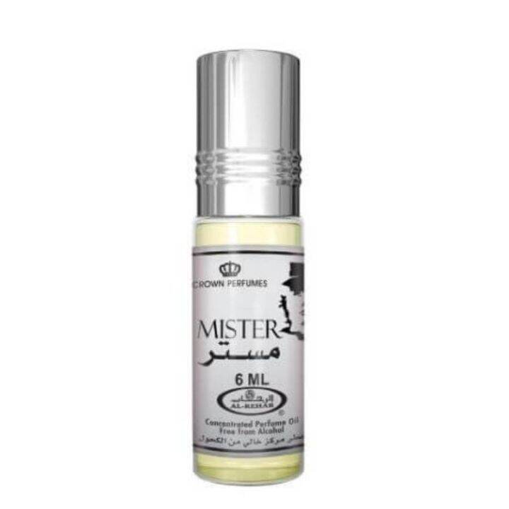 น้ำหอมอาหรับ-mister-by-al-rehab-สำหรับผู้ชาย-วู้ดดี้-เผ็ด-ไม้จันทน์-น้ำหอมปราศจากแอลกอฮอล์