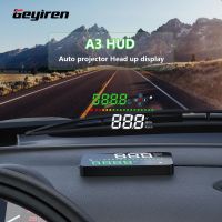 Geyiren A3 Auto HUD Head-up Display GPS Display Car Speedometer Speed Voltage Alarm Projector Windshield For All Cars