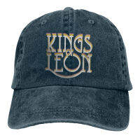 【Vintage cowboy hat】 Korean Style Adult Cap Kings Of Leon Rock Band Logo Street Fashions Washed Cap Birthday Present 8785