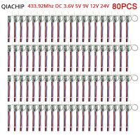 QIACHIP สวิตช์รีโมทคอนโทรลไร้สายอเนกประสงค์433.92 Mhz DC 3.6 V 5V 9V 12V 24V 1CH ชุดควบคุมไฟ LED ตัวรับรีเลย์ RF