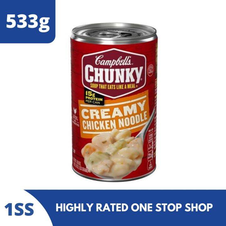 Campbell's Creamy Chicken Noodle Soup 533g | Lazada PH