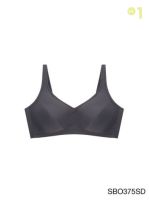 Sabina เสื้อชั้นใน Invisible Wire (ไม่มีโครง) รุ่น Function Bra รหัส SBO375 สีเทาเข้ม