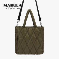 MABULA Quilted Winter Down Padded Nylon Women Crossbody Bags Large Capacity Shopping Tote Handbags Multi-Pockects Shoulder Bag