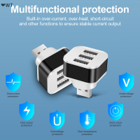 ❤️WT Car USB CHARGING Extender 2.0 3-Port EXTENDED USB Splitter พร้อมไฟแสดงสถานะ