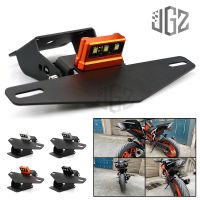 ที่วางป้ายทะเบียนรถจักรยานยนต์ KTM Duke 125 250 390 200 Motorcycle License number Plate Holder with LED