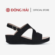Giày Sandals Nữ Zucia Đế Xuồng Quai Ngang Khóa Gài 5cm - SRX60