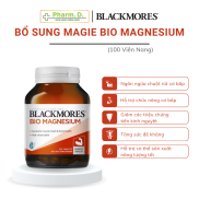 Viên Uống BACKMORES Bio Magnesium Bổ Sung Magie Làm Giảm Chuột Rút Cơ Bắp