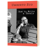 วิธีการเขียนวิทยานิพนธ์ Amberto Aco วิธีการเขียน A Thesis Umberto Eco หนังสือภาษาอังกฤษ