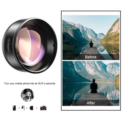 APEXEL HD 2x Telephoto Portrait Lens Professional Mobile Phone Camera Telephoto Lens for iPhone Samsung Huawei Android SmartphoTH