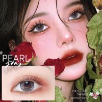 (COD) คอนแทคเลนส์พริตตี้ดอล | Pretty doll Contact Lens { รุ่น Pearl แนวธรรมชาติ  }  ค่าสายตา+ปกติ สี Gray+brown 0.00-6.00