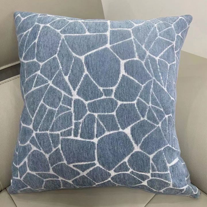 sales-office-sofa-cushion-thickened-car-pillow-solid-color-household-chenille-backrest-waist