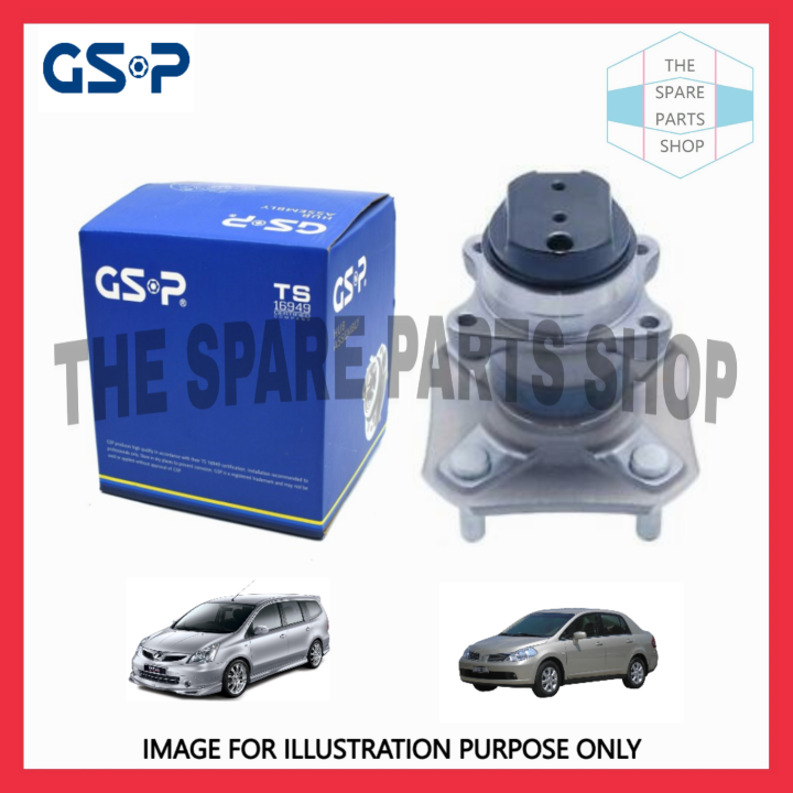 NISSAN GRAND LIVINA LATIO REAR WHEEL BEARING HUB GSP (9400096) Lazada