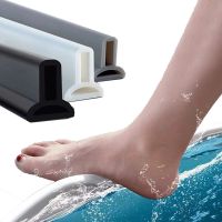 【YF】∏✕  Multi-size Silicone Stopper Non-slip Shower Dam Flood Dry   Wet Separation Strip Sink Guard