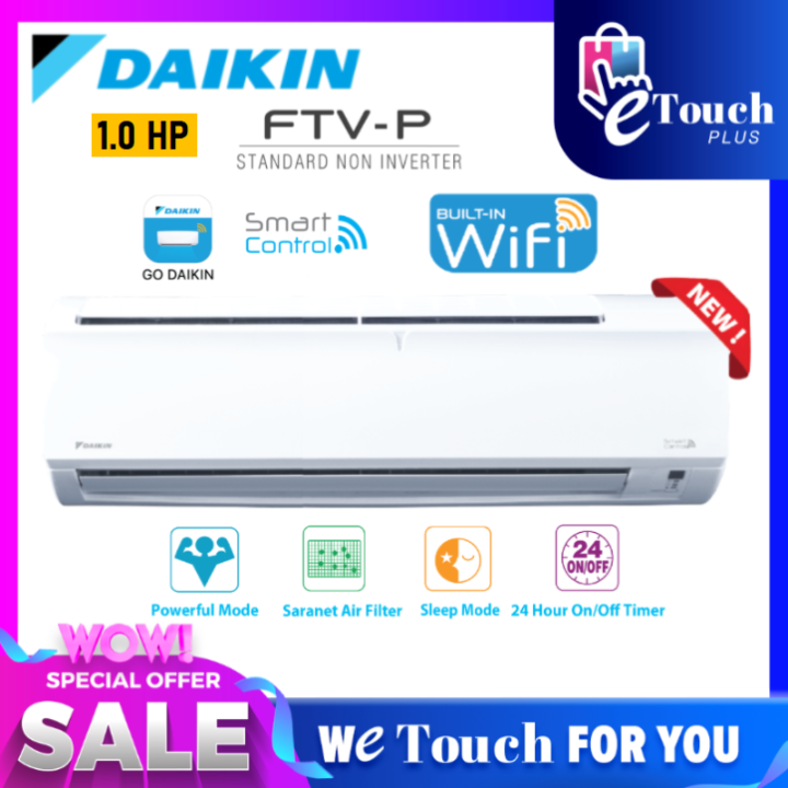 Daikin 1 0hp Smart Control Wifi R32 Non Inverter Air Conditioner