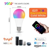 【✱2023 HOT✱】 dongdangx59 โคมไฟ E27ไวไฟหรี่แสงได้9W 7W หลอดไฟ Led อัจฉริยะเมจิก Rgb Ww เปลี่ยนสีได้หลอดไฟ Ac85-265V หลอดไฟ Led หลอดไฟบ้านโคมไฟ Rgb