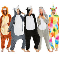 Black Husky Onesies Women Men Adult Animal Cartoon Pajamas Funny Festival Party Fancy Suit Cosplay Costume Overalls