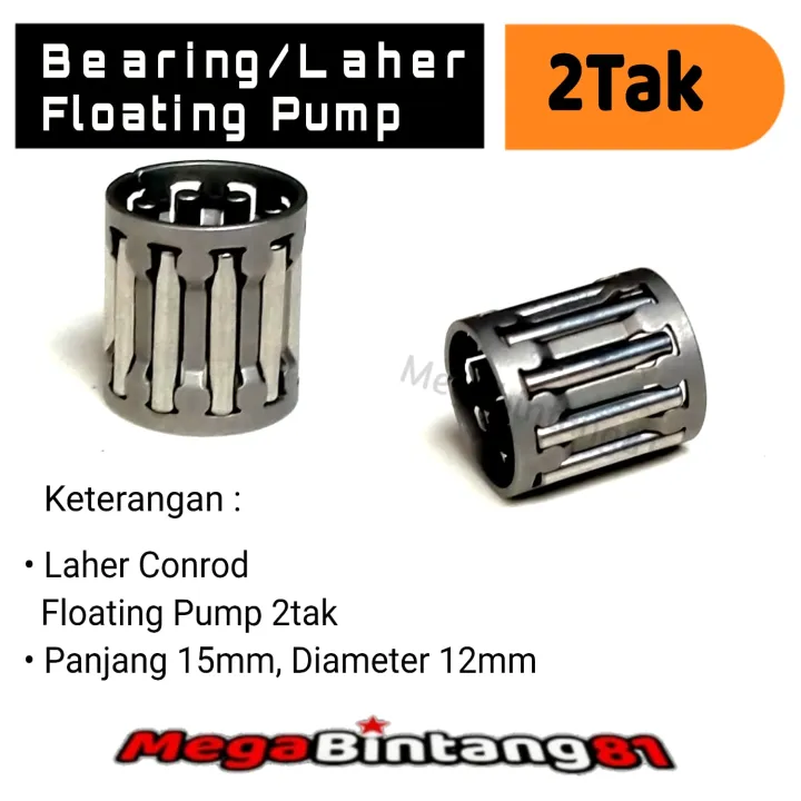 Needle Bearing Laher Lahar Bambu Piston Mesin Floating Pump Pompa Siram Bawang Tak Lazada