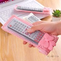 Air Conditioner Remote Control Set with Lace Bowknot Cover Remote Control Bag