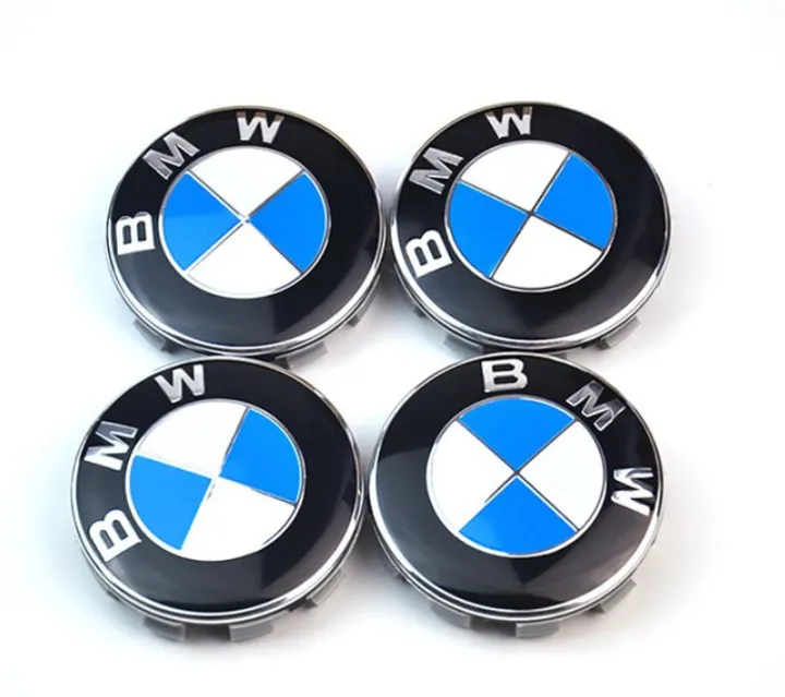 4pcs diameter 68mm BMW logo emblem Wheel Center Hub Caps For BMW E46 ...