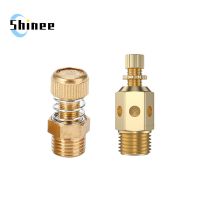 Brass Muffler Quick Exhaust Pneumatic Silencer exhaust Air Muffler with flow regulator muffling throttle valve air muffler STL Air Compressor